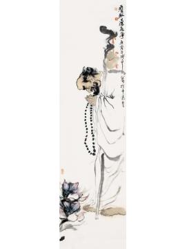 张达平国画人物达摩字画之家