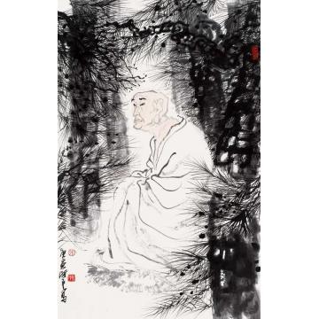 张达平国画人物景观松涛字画之家