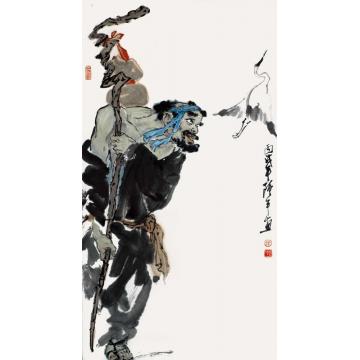 张达平国画人物国画作品004字画之家