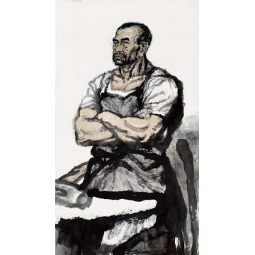 张达平国画人物国画作品005字画之家