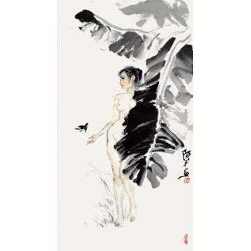 张达平国画人物国画作品006字画之家