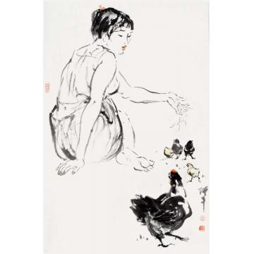 张达平国画人物分享字画之家