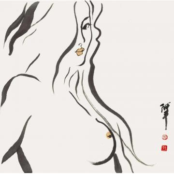 张达平国画人物国画作品060字画之家