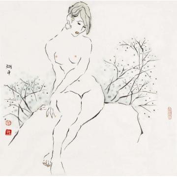 张达平国画人物国画作品065字画之家