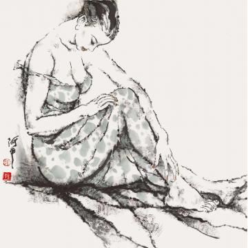 张达平国画人物国画作品067字画之家
