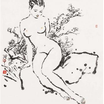 张达平国画人物国画作品070字画之家