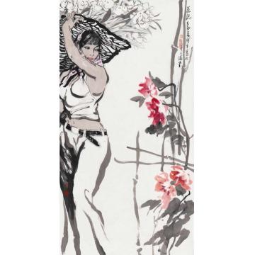 张达平国画人物花讯字画之家