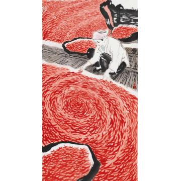 张达平国画人物国画作品074字画之家