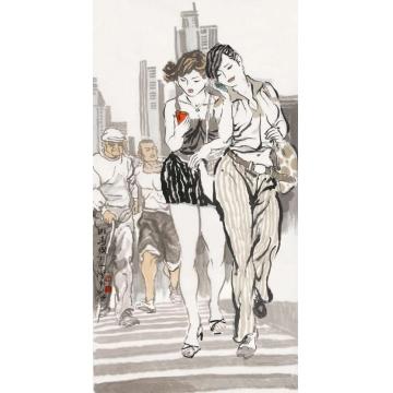 张达平国画人物国画作品078字画之家