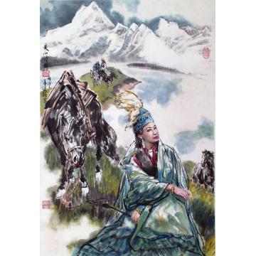 冯运榆国画人物天山诗情字画之家