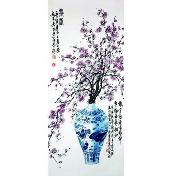 吴民先国画花鸟寒香字画之家