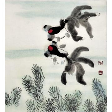 崔绍伦国画花鸟13-3字画之家