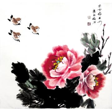 崔绍伦国画花鸟11-1字画之家