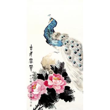 崔绍伦国画花鸟吉祥富贵字画之家