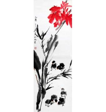 杨建臣国画花鸟花鸟作品003字画之家
