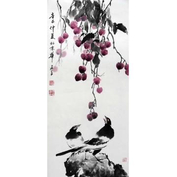 杨建臣国画花鸟花鸟作品004字画之家
