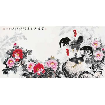 杨建臣国画花鸟花鸟作品048字画之家