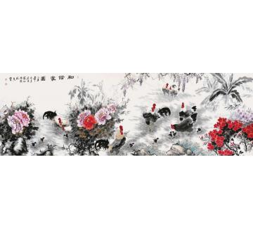杨建臣国画花鸟花鸟作品051字画之家