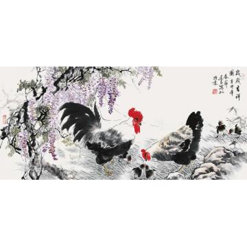 杨建臣国画花鸟岁岁吉祥图字画之家