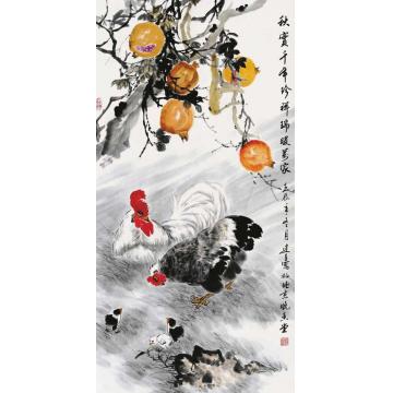 杨建臣国画花鸟秋实祥瑞字画之家