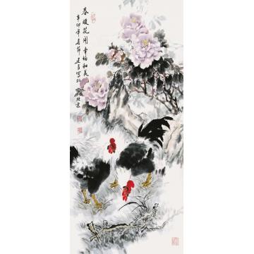 杨建臣国画花鸟春暖花开字画之家