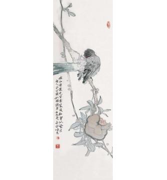 王奇寅国画花鸟强向衰丛见芳意字画之家