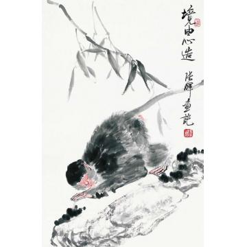 张晖国画动物境由心造字画之家