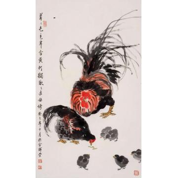 张晖国画花鸟首首毛色半含黄字画之家