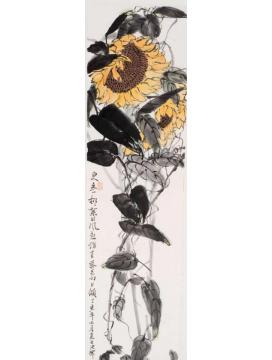 张晖国画花鸟更无柳絮因风起字画之家