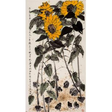 张晖国画花鸟正是烹葵八月天字画之家