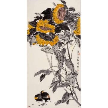 张晖国画花鸟淡香字画之家