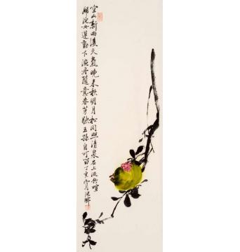 张晖国画花鸟空山新雨后字画之家