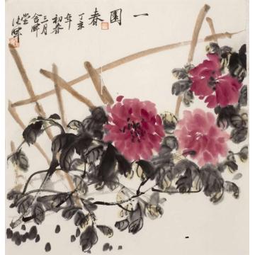 张晖国画花鸟一园春字画之家