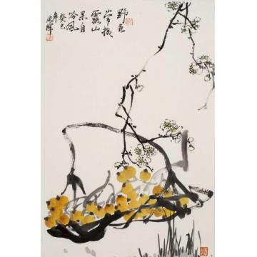 张晖国画花鸟山果自吟风字画之家