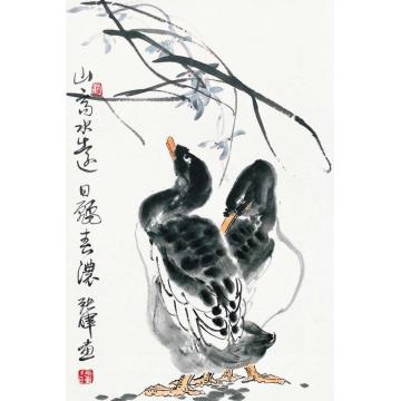 张晖国画花鸟山高水远字画之家