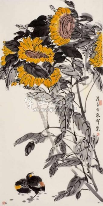 国画家张晖字画之家