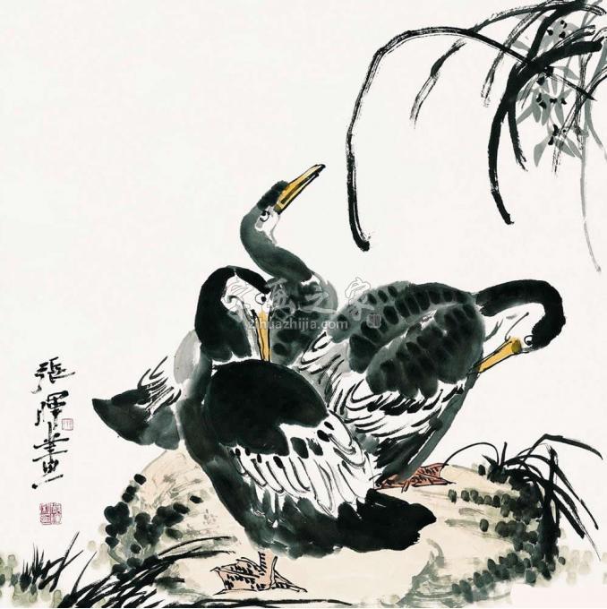 国画家张晖字画之家