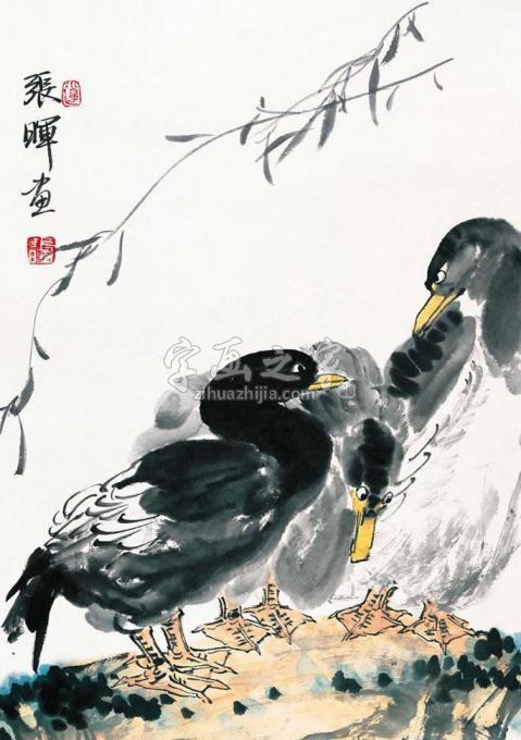 国画家张晖字画之家
