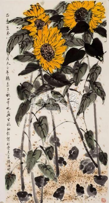 国画家张晖字画之家