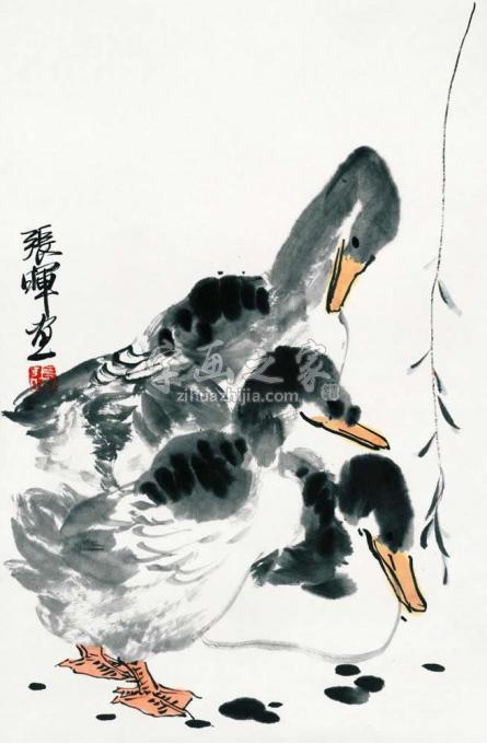 国画家张晖字画之家