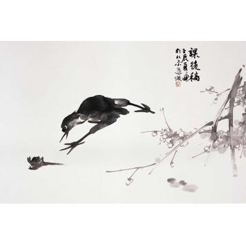 周逢俊国画花鸟课后稿字画之家