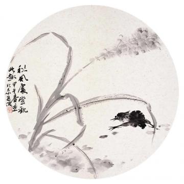 周逢俊国画花鸟花鸟小品019字画之家