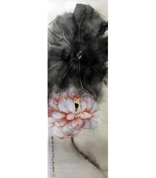 吴文莉国画花鸟繁莲字画之家