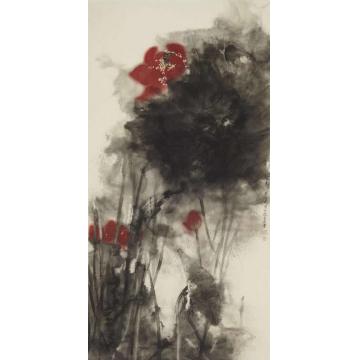吴文莉国画花鸟空色004字画之家
