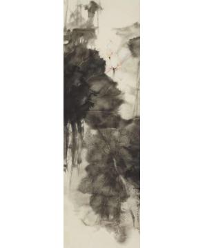吴文莉国画花鸟空色005字画之家