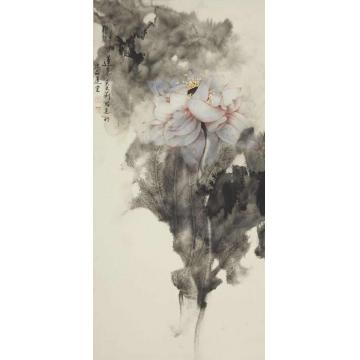 吴文莉国画花鸟莲意字画之家