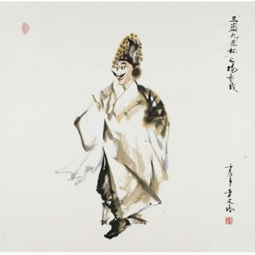 李文培国画人物杨香武字画之家