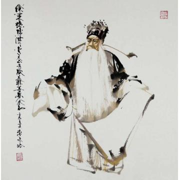 李文培国画人物徐策字画之家