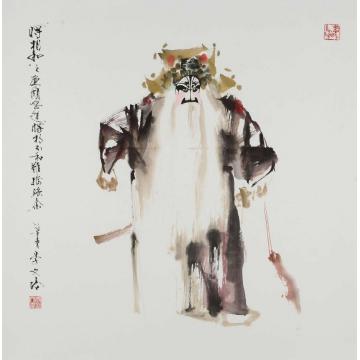 李文培国画人物廉颇字画之家