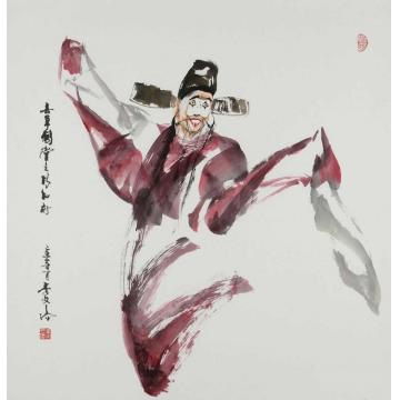 李文培国画人物胡知府字画之家